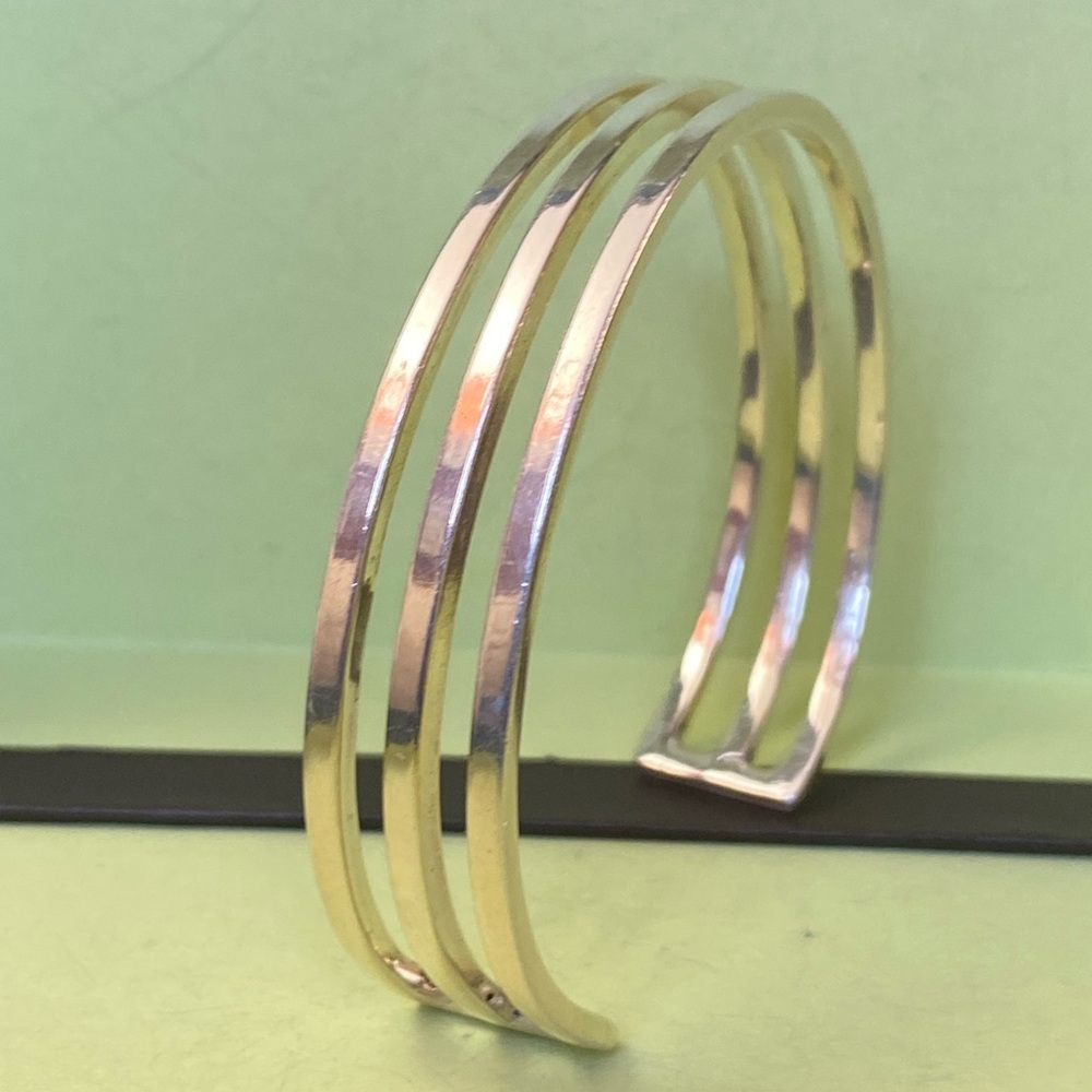 925 Sterling Silver Openwork Cuff Bracelet